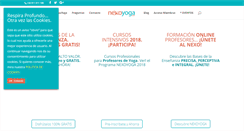 Desktop Screenshot of nexoyoga.com